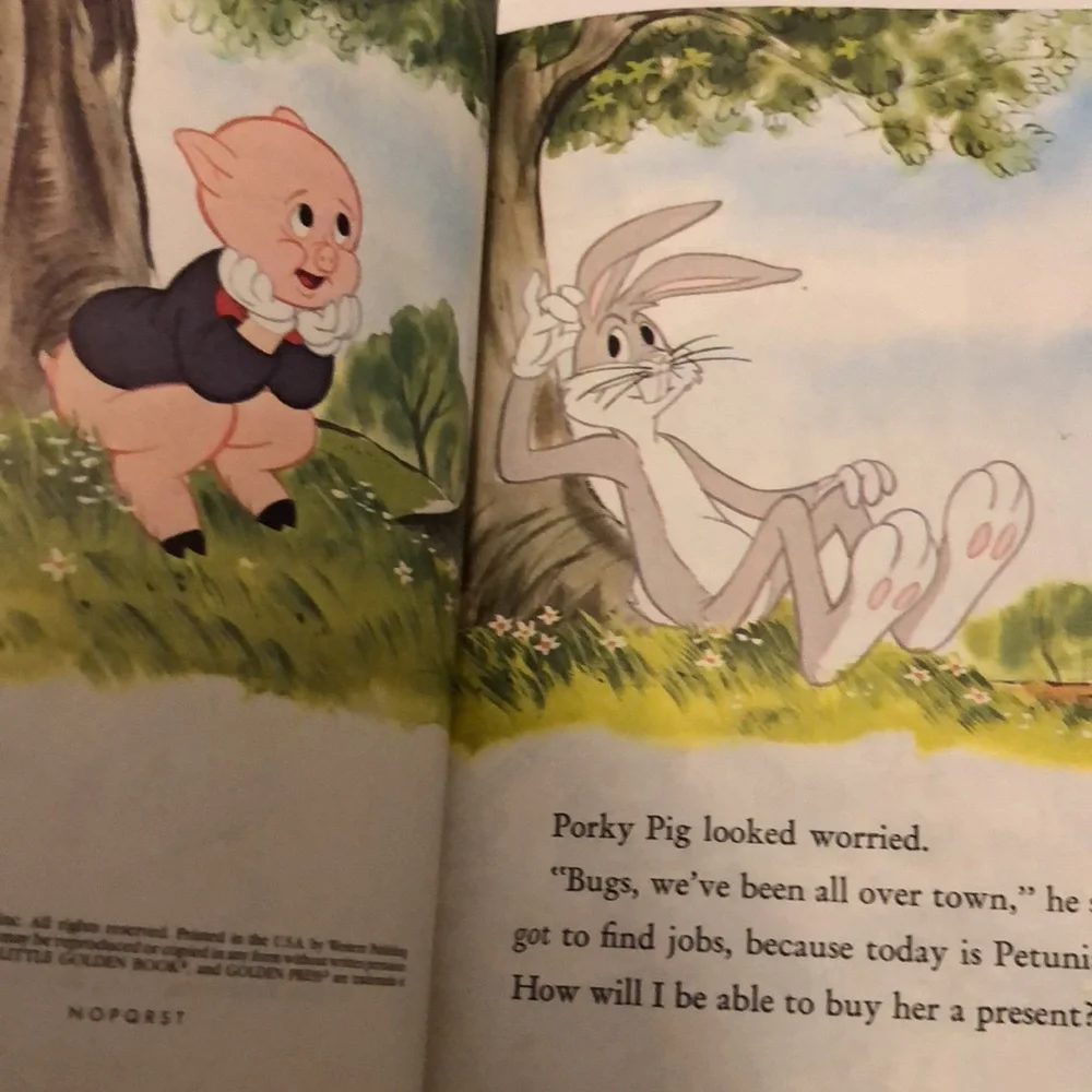 Bugs Bunny Books Tweety Bird Books Warner Bros Childrens Books Road Runner VTG